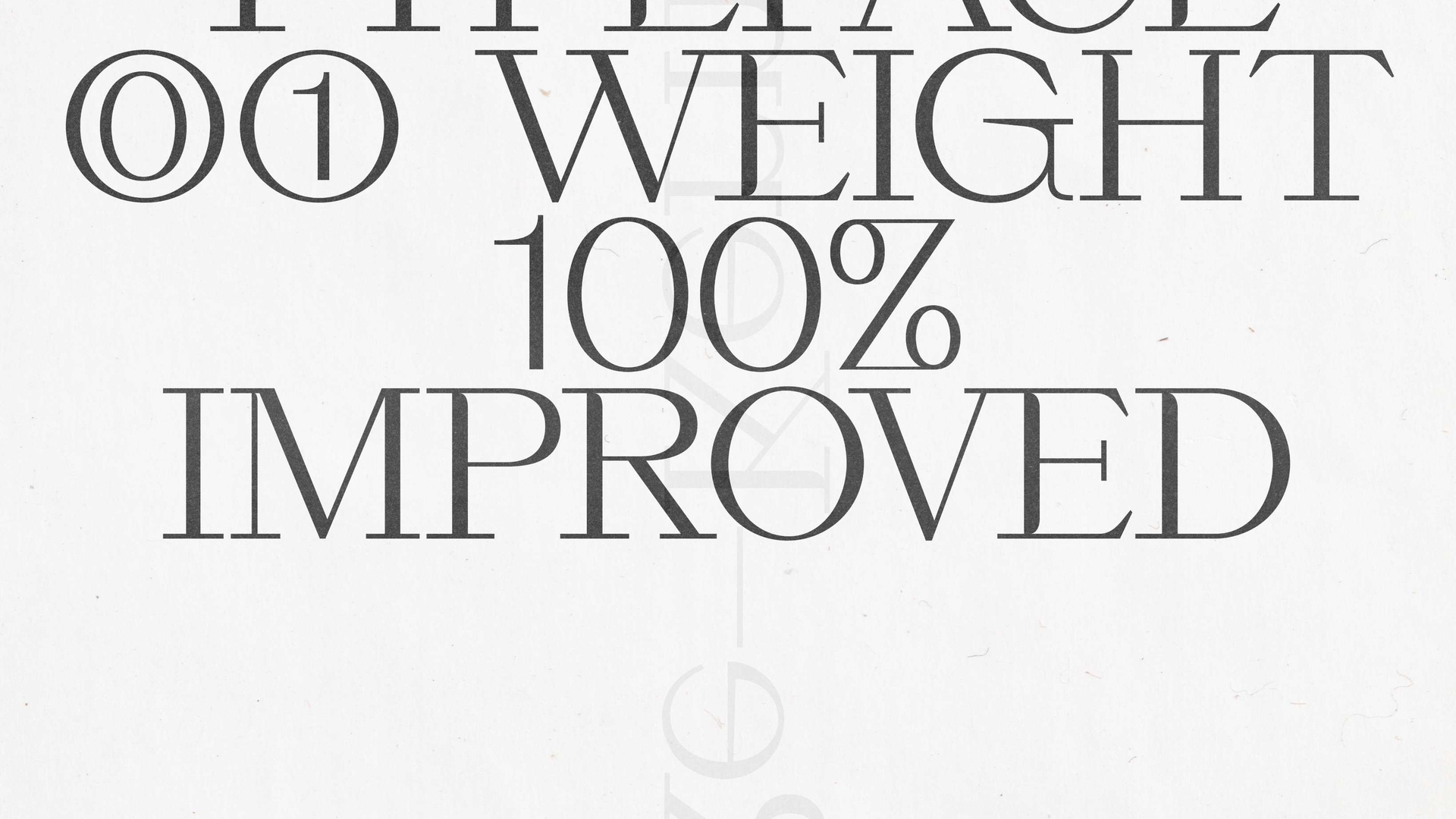 MULETT Typeface Specimen 05